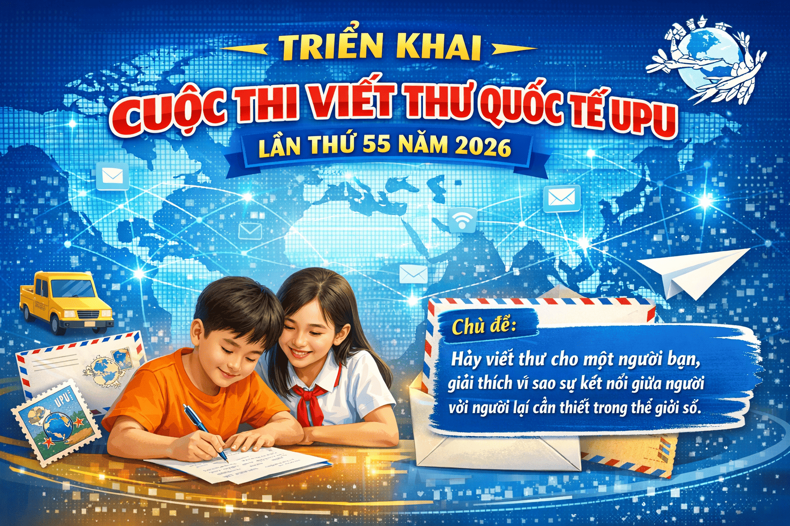 Triển khai Cuộc thi viết thư Quốc tế UPU lần thứ 55 trên địa bàn phường Xuân Đài